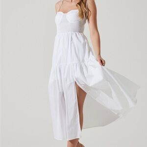 Tiered Smocked MIDI Dress - ASTR The Label
